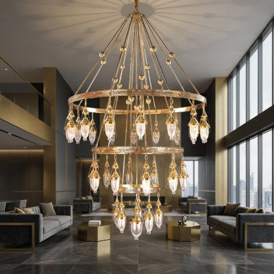 Luxe xxl plafondlamp lamp verlichting woonkamer lamp 160x280