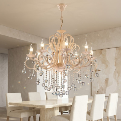 Antieke stijl lamp ronde lampen plafondlamp kroonluchter 88x100