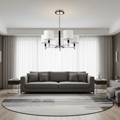 Plafondlamp Chroom Woonkamer Lamp Chic Luxe Gastenkamer Verlichting