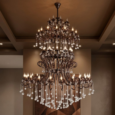 Kroonluchterlamp xxl hanglamp hanglamp armatuur 155x250