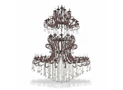 Kroonluchterlamp xxl hanglamp hanglamp armatuur 155x250