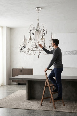 Kroonluchter woonkamer lamp armatuur plafondlamp nieuw chique luxe thuis