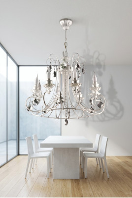 Kroonluchter woonkamer lamp armatuur plafondlamp nieuw chique luxe thuis