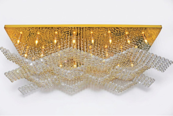 Grote hanglamp kroonluchter luxe lampen xxl plafondlamp 100x200cm