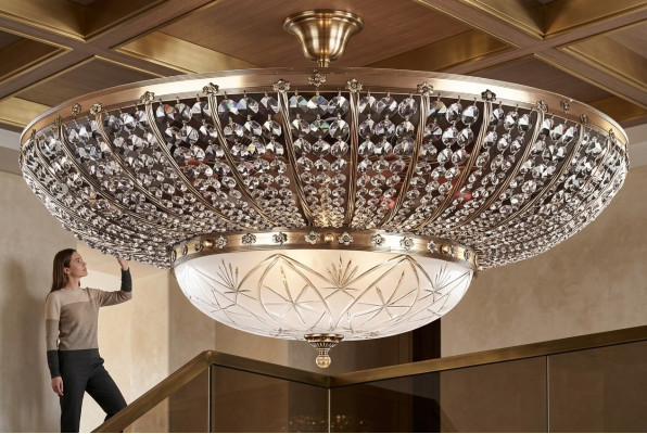 Kroonluchterlamp Hanglamp Kristallamp Plafondlamp 100x40