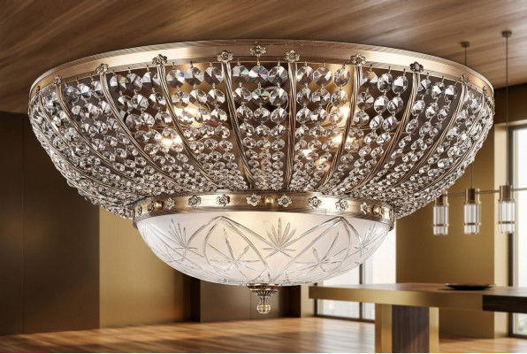 Kroonluchterlamp Hanglamp Kristallamp Plafondlamp 100x40