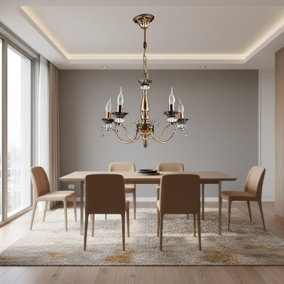 Kroonluchter Een moderne hanglamp hanglamp woonkamer luxe