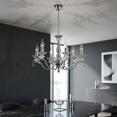 Kristallen kroonluchter lamp plafondlamp verlichting lampen 56x62