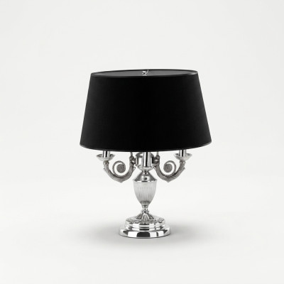 Tafellamp met zwarte kap Lichte tafellamp Tafellamp Lamp