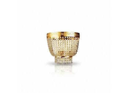 Moderne plafondlamp messing lampen lamp goud kristal