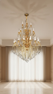 Kroonluchter Kristal Woonkamer Plafondlamp Grote Villa Lampen 160x280