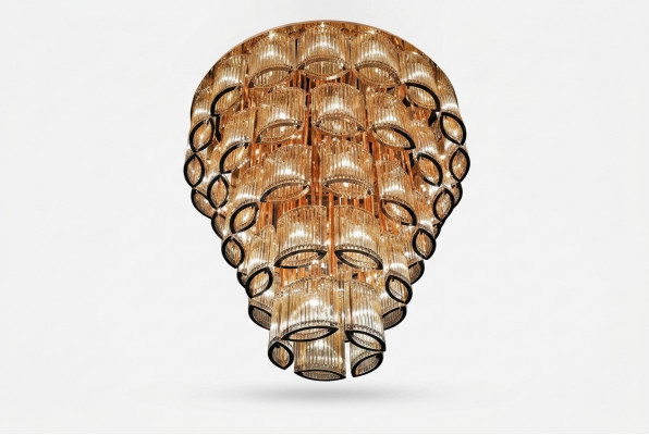 Moderne gouden plafondlamp voor thuis woonkamer Nieuw Luxueus voor stijl