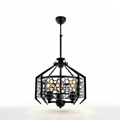 Plafondlamp hanglamp woonkamer eetkamer luxe zwarte luster