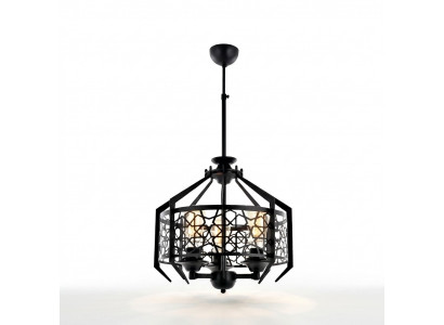 Plafondlamp hanglamp woonkamer eetkamer luxe zwarte luster