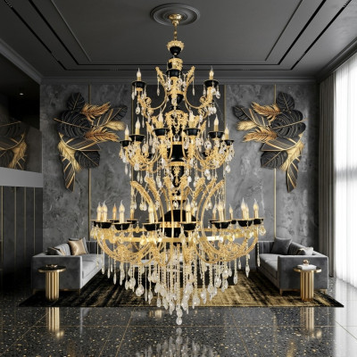 Kroonluchter Kristal Lamp Plafondlamp Foyer Verlichting Plafondverlichting