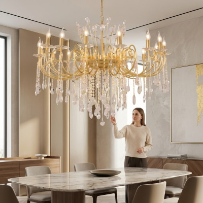 Kroonluchter Moderne hanglamp Plafondlamp Luxe kroonluchter Armatuur Lamp