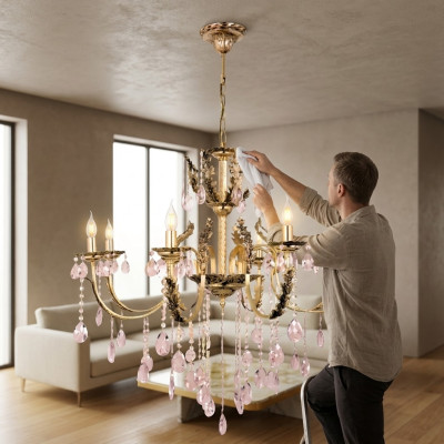 Hanglamp Kroonluchter Lamp Kristallen lamp Plafondlampen Lampen 97x130