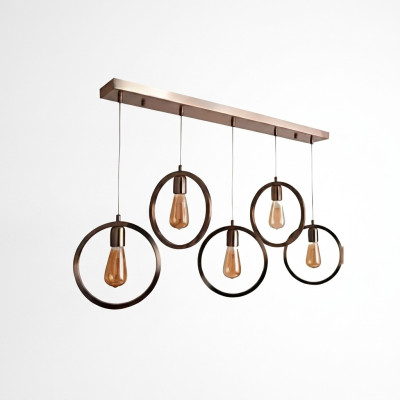 Hanglamp Zwart Elegant Plafondlamp 70x90cm Woonkamer Lamp