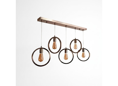 Hanglamp Zwart Elegant Plafondlamp 70x90cm Woonkamer Lamp
