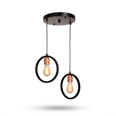 Plafondlamp voor woonkamer of gast luxueus zwart stijlvol armatuur