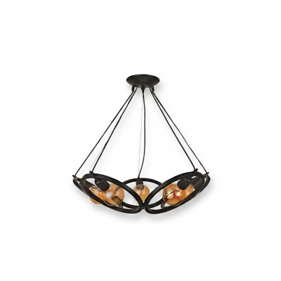 Plafondlamp Een chique lamp voor de woon- of slaapkamer, nieuw zwart