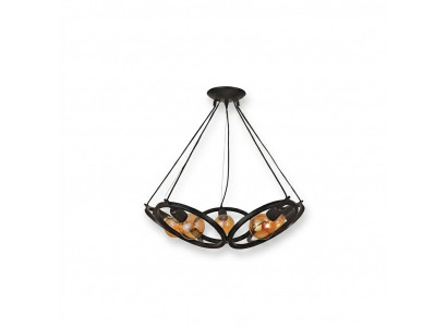 Plafondlamp Een chique lamp voor de woon- of slaapkamer, nieuw zwart