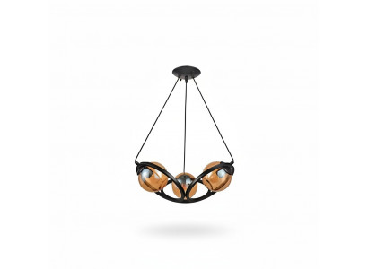 Plafondlamp Moderne zwarte design luxe woonkamerlamp verlichting