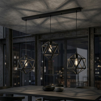 Plafondlamp moderne hanglamp Luxe Zwart Lamp Verlichting Woonkamer