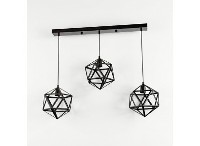 Plafondlamp moderne hanglamp Luxe Zwart Lamp Verlichting Woonkamer