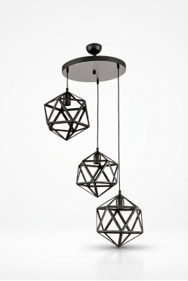 Hanglamp zwart voor de woonkamer chique plafondlamp armatuur