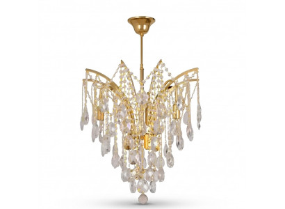 Kristallen kroonluchter plafondlamp lamp verlichting metalen plafondlamp