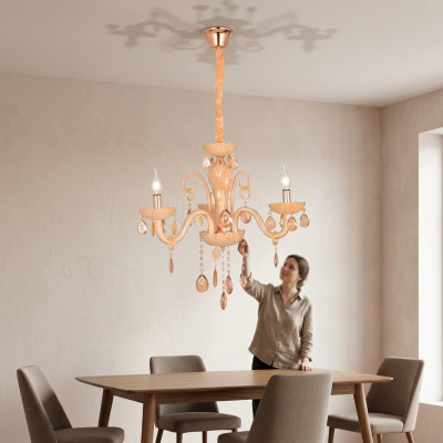 Plafondlamp Opal Honey voor thuis woonkamer Nieuw Luxueus voor stijl