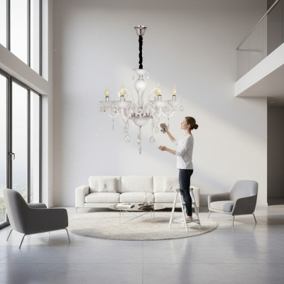 Plafondlamp Een moderne hanglamp Woonkamer Luxe nieuw Glas