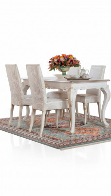 Eetkamerstoel Luxe Klassieke Houten Stoel Stoelen Italiaanse Stijl
