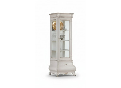 Luxe houten kastontwerp vitrine wit Italiaans meubilair kast vitrines