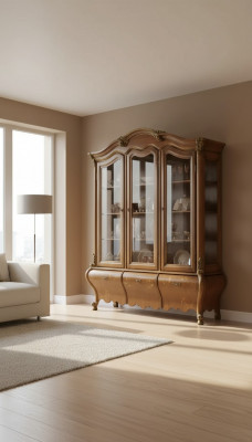 Luxe houten vitrine dressoir ontwerpkasten bruin Italiaanse meubels