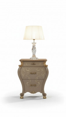 Nachtkastje consoles bijzettafel Beige nachtkastjes bijzettafels meubels