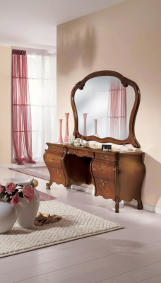 Vanity Table Set Mirror Bedroom Furniture Design 2 Piece