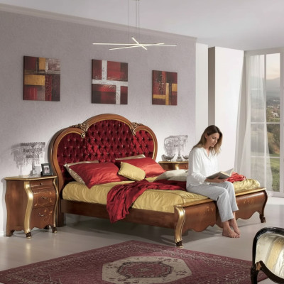 Chesterfield luxe bed voor slaapkamer bekleding design luxe bedden