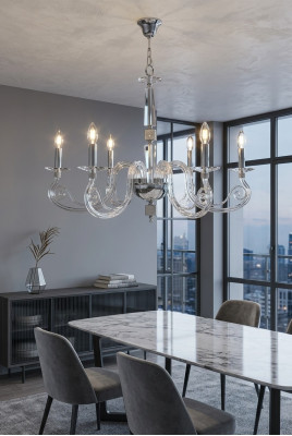 Luxe Transparante Plafondlamp Kristallen Kroonluchter Lamp