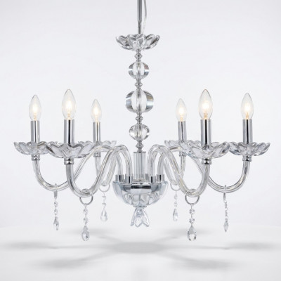 Luxe kristallen kroonluchter hanglamp ontwerper hangluster glas