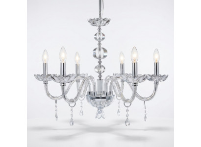 Luxe kristallen kroonluchter hanglamp ontwerper hangluster glas