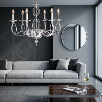 Kristallen hanglamp Klassieke kroonluchter Lamp Plafondlamp