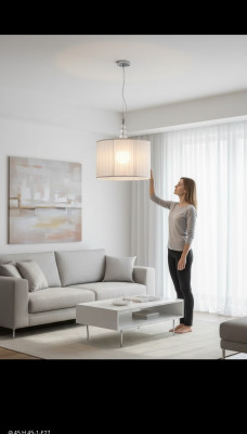 Luxe witte deken kroonluchter plafondlamp kroonluchters lamp armatuur