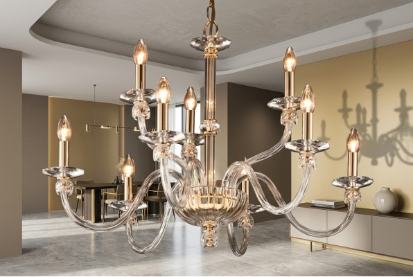 Kristallen kroonluchter plafondhanger kroonluchter lamp lampen lampen