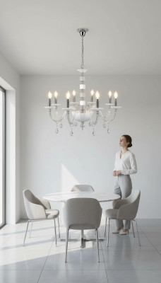 Kristallen kroonluchter kroonluchter hanglamp plafondlamp lamp