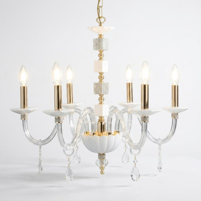Hanglamp Wit Kristal Kroonluchter Luxe Kroonluchter Lamp Verlichting