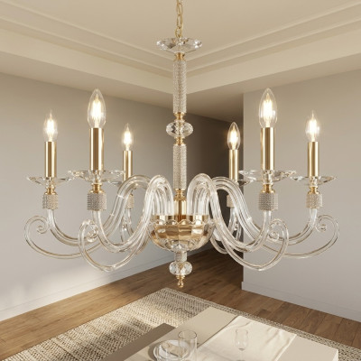 Kristallen hanglamp kroonluchter kroonluchter plafondlamp