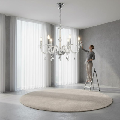 Kristallen hanglamp kroonluchter hanglamp plafondlamp