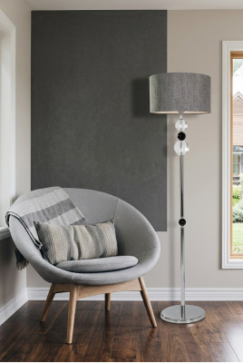 Staande lamp grijs Staande lampen om te lezen Staand licht Stijl modern